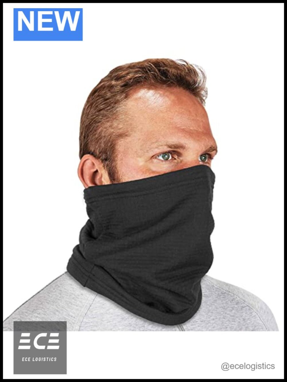 FR Neck Gaiter Modacrylic Para-Aramid Fire Resistant Dual Compliant